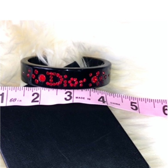 Vintage Dior Y2K Archive Collection Iconic Diamanté Crystal Bangle Bracelet - Picture 5 of 13